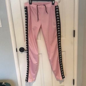 Pink kappa sweats